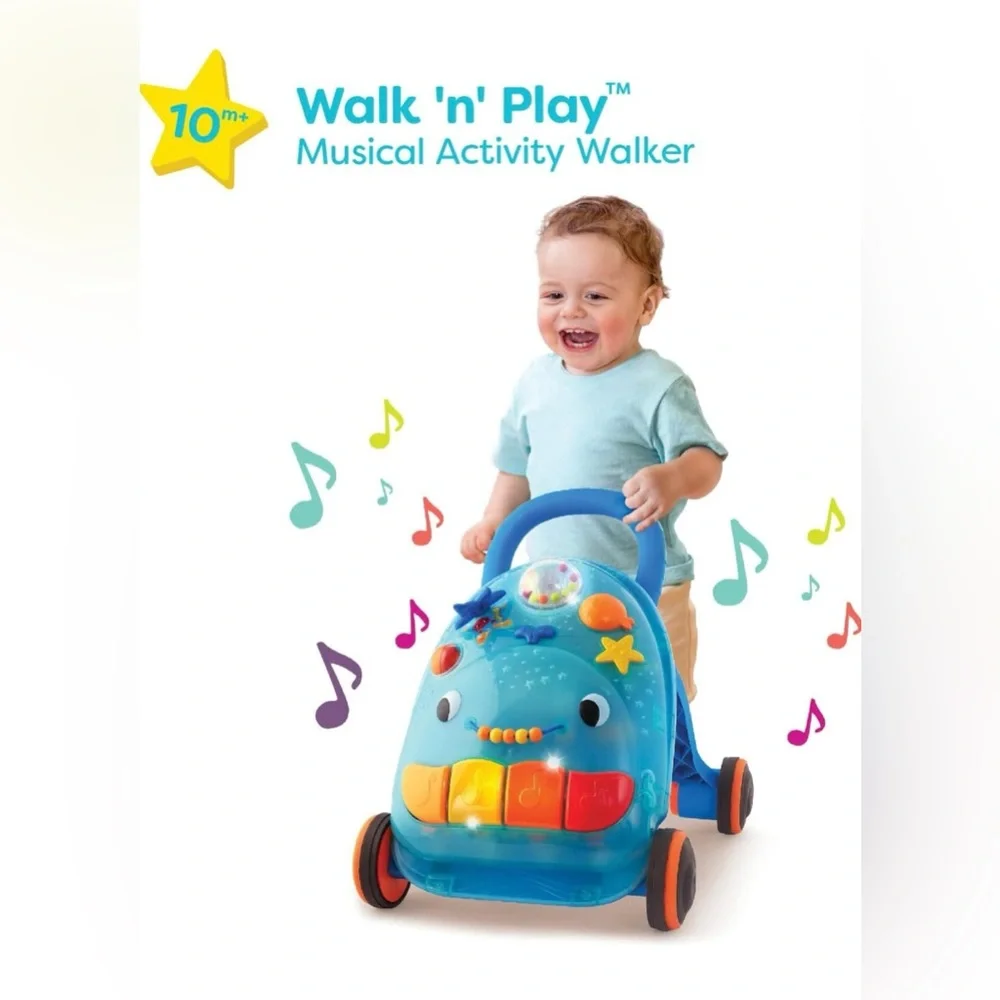 B. toys Walk 'n' Play Musical Activity Walker